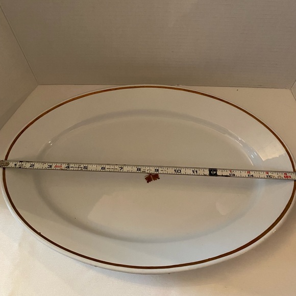 Antique Alfred Meakin Royal Ironstone China 16”x 12” Oval Platter. - Picture 3 of 5